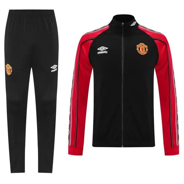 Manchester United Tute da giacca da allenamento Uomo 2025-26 Nera Manchester United Tute da giacca da allenamento Uomo 2025-26 Nera
