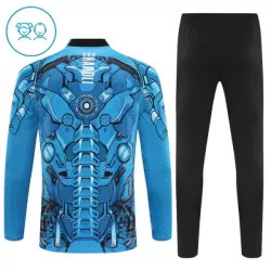 Napoli Felpe da Allenamento Bambino 1/4-Zip 2025-26 Blu