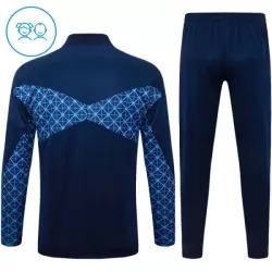 Paris Saint-Germain Felpe da Allenamento Bambino 1/4-Zip 2025-26 Blu
