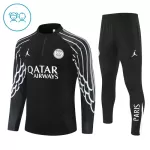 Paris Saint-Germain Felpe da Allenamento Bambino 1/4-Zip 2025-26 Nera