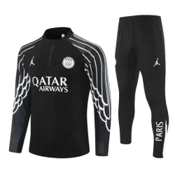Paris Saint-Germain Felpe da Allenamento Uomo 1/4-Zip 2025-26 Nera Paris Saint-Germain Felpe da Allenamento Uomo 1/4-Zip 2025-26 Nera