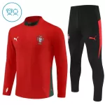 Portogallo Felpe da Allenamento Bambino 1/4-Zip 2025-26 Rossa