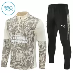 PSV Eindhoven Felpe da Allenamento Bambino 1/4-Zip 2025-26 Grigio PSV Eindhoven Felpe da Allenamento Bambino 1/4-Zip 2025-26 Grigio