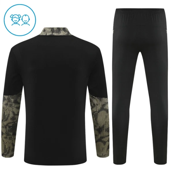 PSV Eindhoven Felpe da Allenamento Bambino 1/4-Zip 2025-26 Nera