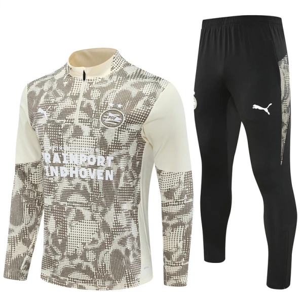 PSV Eindhoven Felpe da Allenamento Uomo 1/4-Zip 2025-26 Grigio
