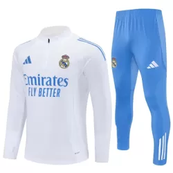 Real Madrid Felpe da Allenamento Uomo 1/4-Zip 2025-26 Bianca