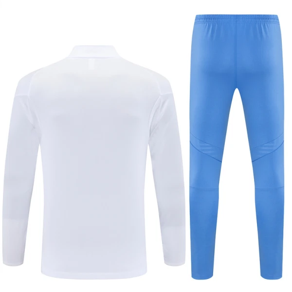 Real Madrid Felpe da Allenamento Uomo 1/4-Zip 2025-26 Bianca
