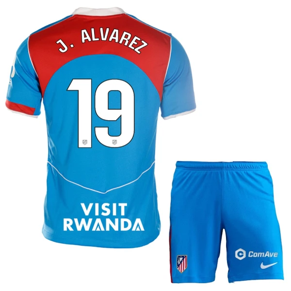 Completo calcio Atlético Madrid J. Alvarez 19 Bambino 3rd 2025-26