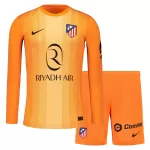 Completo calcio Portiere Atlético Madrid Bambino 2025-26 Arancia Maniche Lunghe