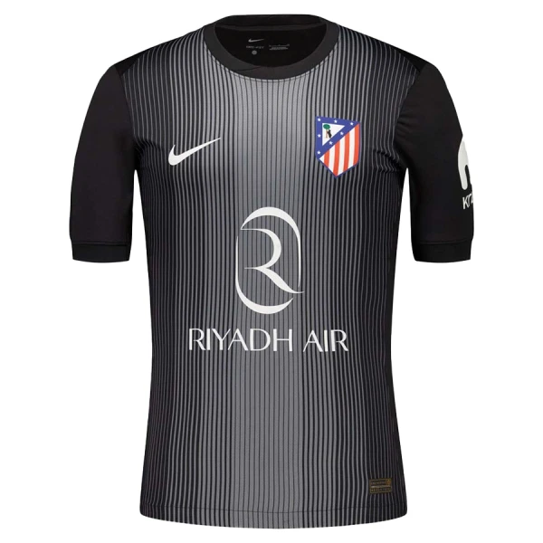 Completo calcio Portiere Atlético Madrid Oblak 13 Bambino 2025-26 Nera