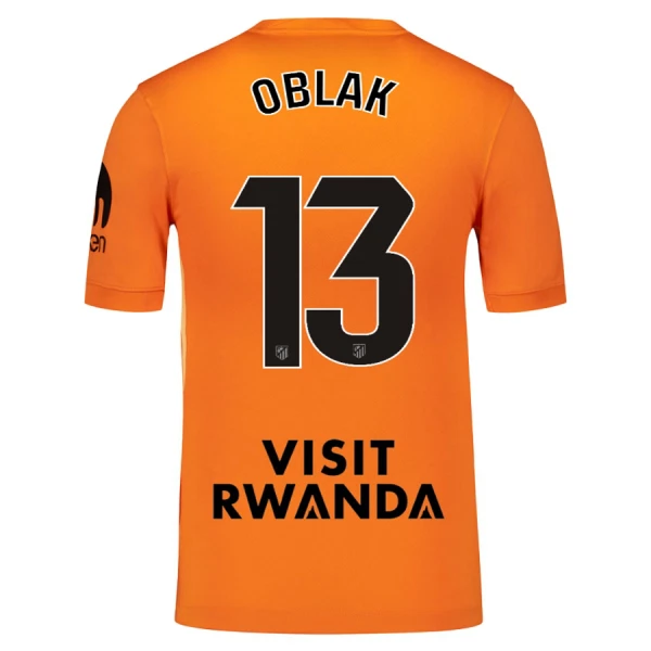 Maglia Portiere Atlético Madrid Oblak 13 Uomo 2025-26 Arancia