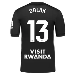 Maglia Portiere Atlético Madrid Oblak 13 Uomo 2025-26 Nera