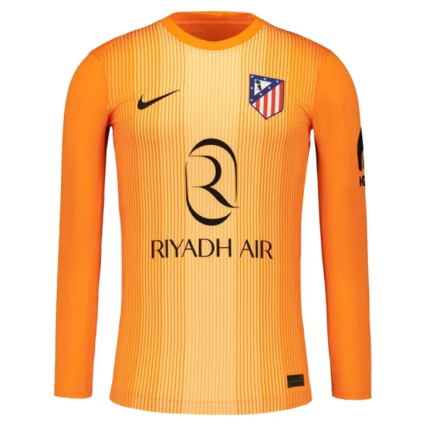 Maglia Portiere Atlético Madrid Uomo 2025-26 Arancia Maniche Lunghe