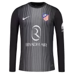 Maglia Portiere Atlético Madrid Uomo 2025-26 Nera Maniche Lunghe