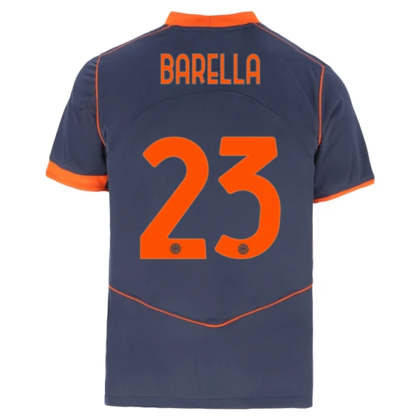 Completo calcio Inter Milan Barella 23 Bambino 3rd 2025-26