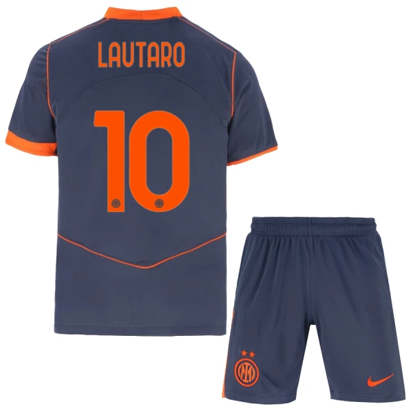 Completo calcio Inter Milan Lautaro Martinez 10 Bambino 3rd 2025-26