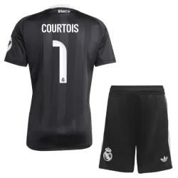 Completo calcio Portiere Real Madrid Courtois 1 Bambino 2025-26 Nera Completo calcio Portiere Real Madrid Courtois 1 Bambino 2025-26 Nera