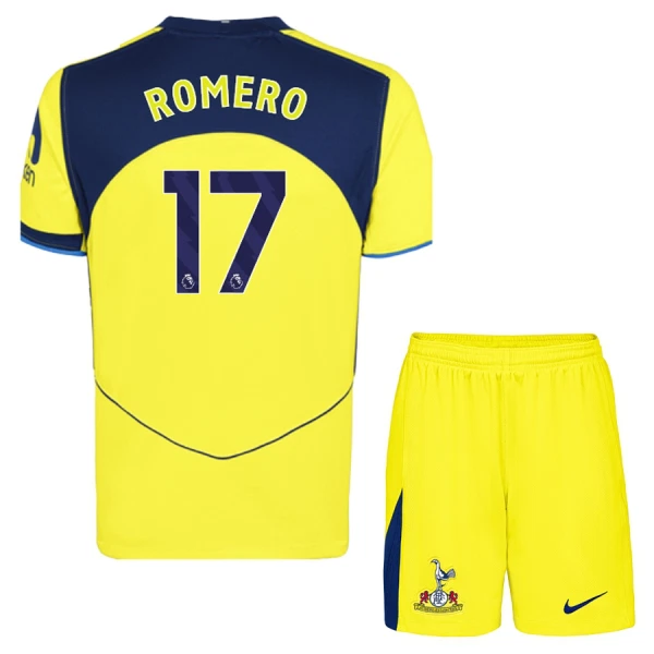Completo calcio Tottenham Hotspur Romero 17 Bambino 3rd 2025-26