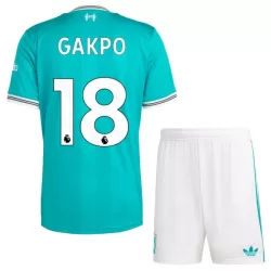 Completo calcio Liverpool Gakpo 18 Bambino 3rd 2025-26