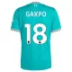 Completo calcio Liverpool Gakpo 18 Bambino 3rd 2025-26