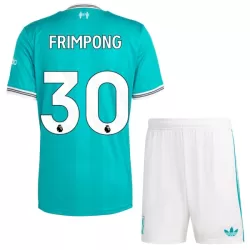 Completo calcio Liverpool Jeremie Frimpong 30 Bambino 3rd 2025-26 Completo calcio Liverpool Jeremie Frimpong 30 Bambino 3rd 2025-26