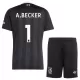 Completo calcio Portiere Liverpool A. Becker 1 Bambino 2025-26 Nera Completo calcio Portiere Liverpool A. Becker 1 Bambino 2025-26 Nera
