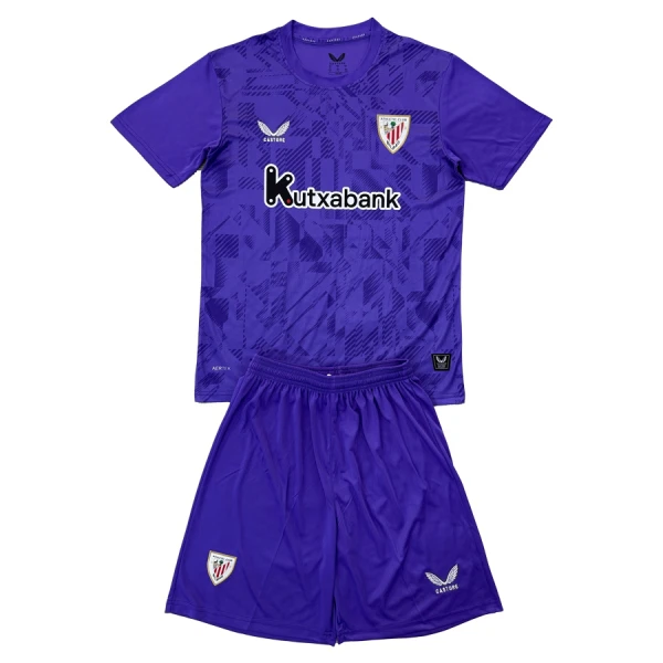 Completo calcio Portiere Athletic Bilbao Bambino 2025-26 Viola