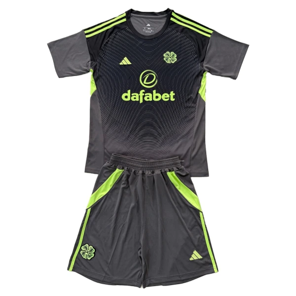 Completo calcio Portiere Celtic Glasgow Bambino 2025-26 Nera