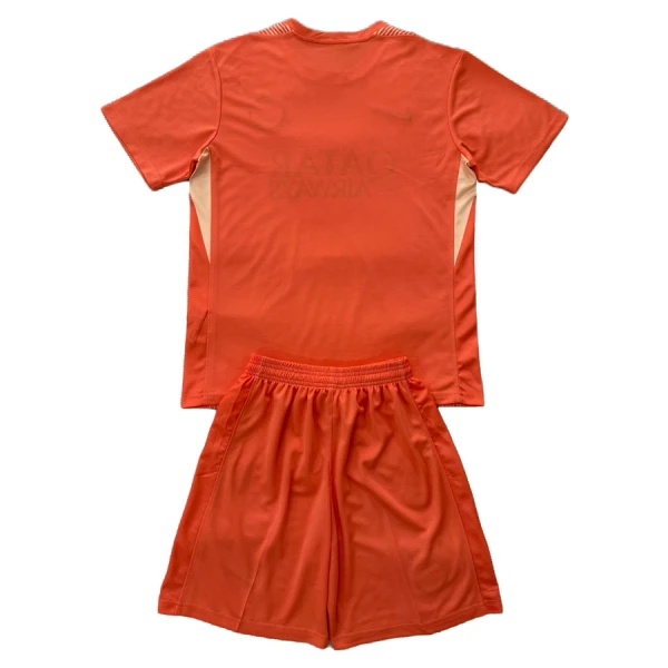 Completo calcio Portiere Paris Saint-Germain Bambino 2025-26 Arancia