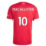 Maglia Liverpool Mac Allister 10 Uomo Primo 2025-26