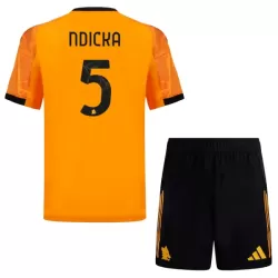 Completo calcio AS Roma Ndicka 5 Bambino Secondo 2025-26 Completo calcio AS Roma Ndicka 5 Bambino Secondo 2025-26