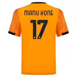 Maglia AS Roma Manu Kone 17 Uomo Secondo 2025-26 Maglia AS Roma Manu Kone 17 Uomo Secondo 2025-26