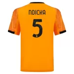 Maglia AS Roma Ndicka 5 Uomo Secondo 2025-26