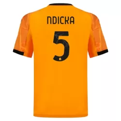 Maglia AS Roma Ndicka 5 Uomo Secondo 2025-26 Maglia AS Roma Ndicka 5 Uomo Secondo 2025-26