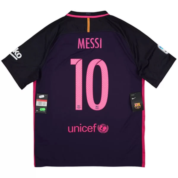 Maglia Barcellona Messi 10 2016-17 Uomo Secondo Retro Maglia Barcellona Messi 10 2016-17 Uomo Secondo Retro