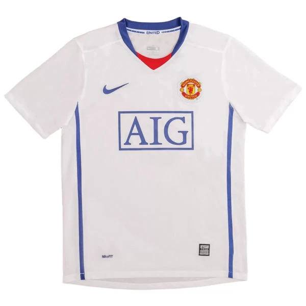 Maglia Manchester United 2008-09 Uomo Secondo Retro Maglia Manchester United 2008-09 Uomo Secondo Retro