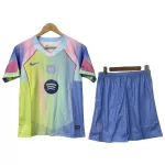 Completo calcio Barcellona Bambino 2025-26 Gialla - Speciale