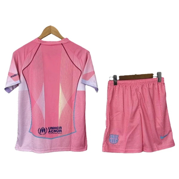 Completo calcio Barcellona Bambino 2025-26 Rosa - Speciale