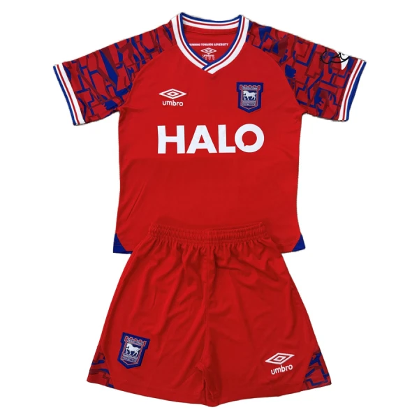 Completo calcio Ipswich Town Bambino Secondo 2025-26 Completo calcio Ipswich Town Bambino Secondo 2025-26