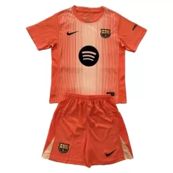 Completo calcio Portiere Barcellona Bambino 2025-26 Arancia Completo calcio Portiere Barcellona Bambino 2025-26 Arancia