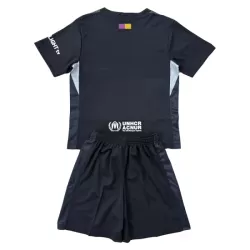 Completo calcio Portiere Barcellona Bambino 2025-26 Nera