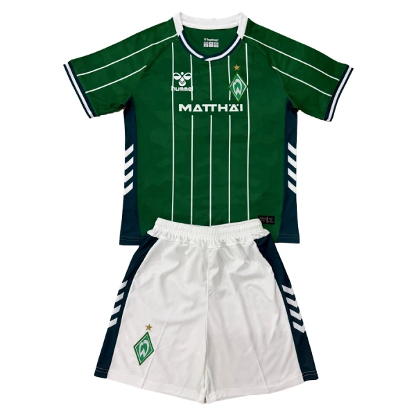 Completo calcio Werder Brema Bambino Primo 2025-26 Completo calcio Werder Brema Bambino Primo 2025-26