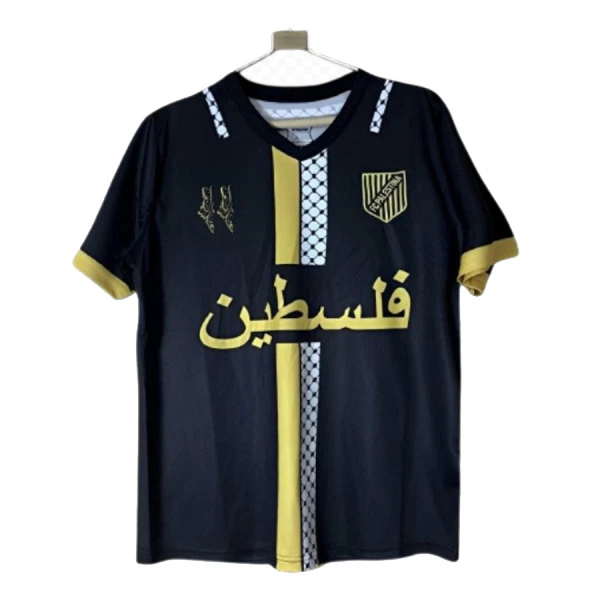 Maglia FC Palestina Uomo 2025-26 Nera Maglia FC Palestina Uomo 2025-26 Nera