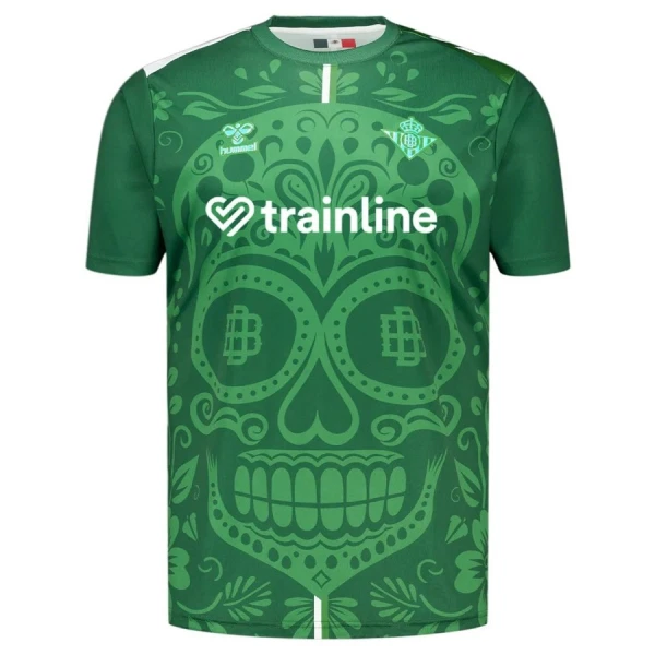 Maglia Real Betis x Dia de Muertos Pre-Match Uomo 2025-26 Maglia Real Betis x Dia de Muertos Pre-Match Uomo 2025-26