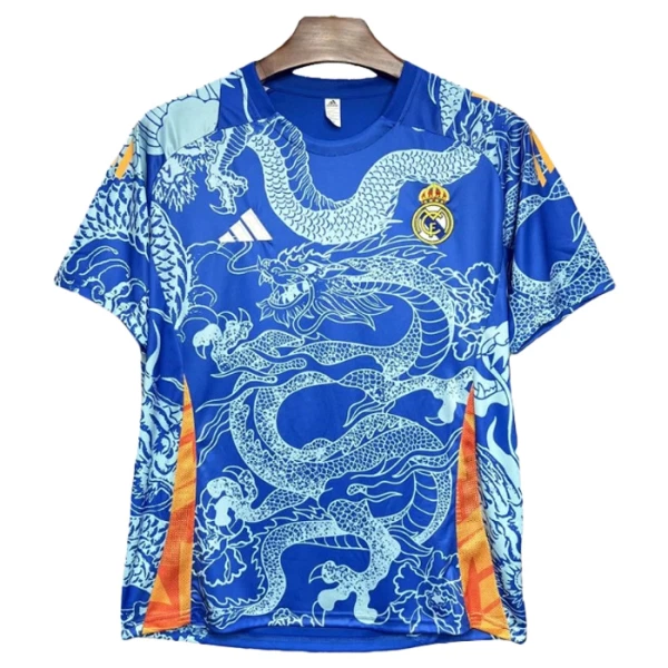 Maglia Real Madrid Uomo 2025-26 Drago Blu - Speciale Maglia Real Madrid Uomo 2025-26 Drago Blu - Speciale