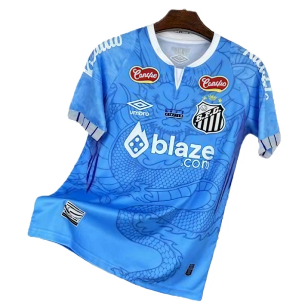 Maglia Santos FC Uomo 2025-26 Drago Blu Maglia Santos FC Uomo 2025-26 Drago Blu