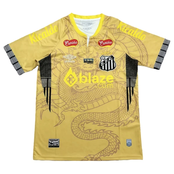 Maglia Santos FC Uomo 2025-26 Drago Gialla Maglia Santos FC Uomo 2025-26 Drago Gialla