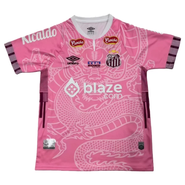 Maglia Santos FC Uomo 2025-26 Drago Rosa Maglia Santos FC Uomo 2025-26 Drago Rosa