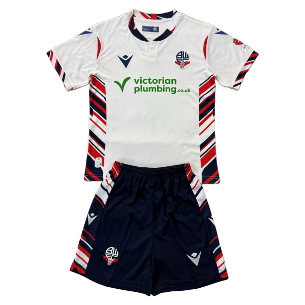 Completo calcio Bolton Wanderers Bambino Primo 2025-26 Completo calcio Bolton Wanderers Bambino Primo 2025-26