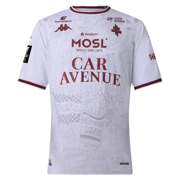 Maglia FC Metz Uomo Secondo 2025-26 Maglia FC Metz Uomo Secondo 2025-26